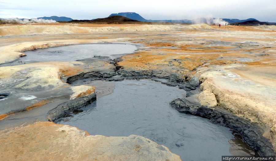 Геотермальная зона Наумафьятль в северной Исландии Рейкьяхлид, Исландия