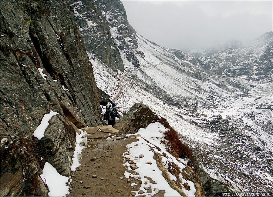 Тропа вдоль скал Госайкунд, Непал