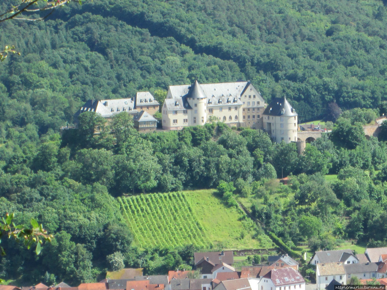 Замок Ебернбург Бад-Кройцнах, Германия