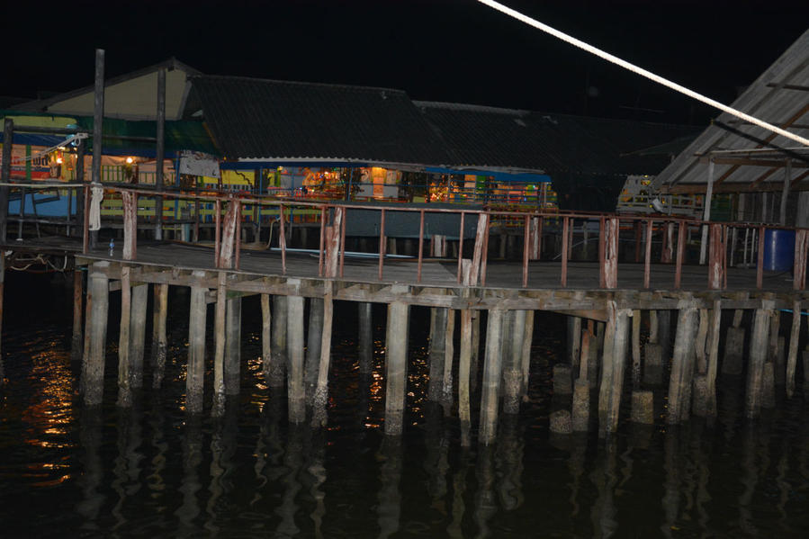 Ланта. Рыбные места Саладана Сала-Дан, остров Ланта, Таиланд