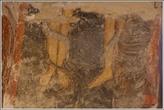 Часть фрески Страшного суда — змеи обвивают ноги грешников.