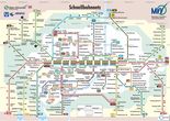 Схема общественного транспорта Мюнхена