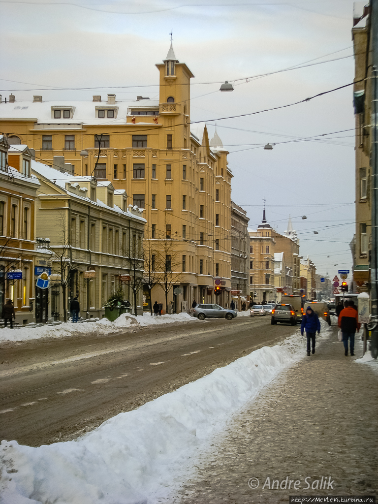 Рига в январе Рига, Латвия