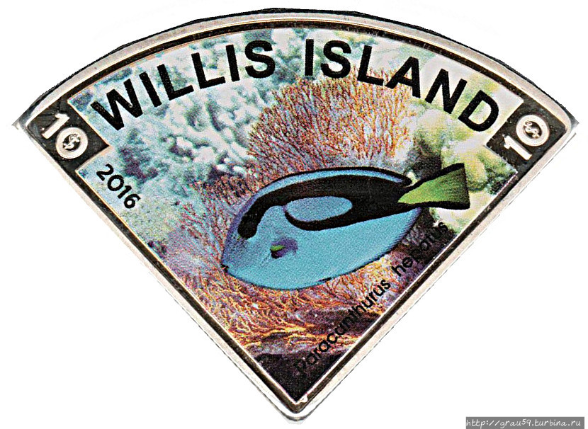 (Из Интернета) Остров Уиллиса, Территория островов Кораллового моря