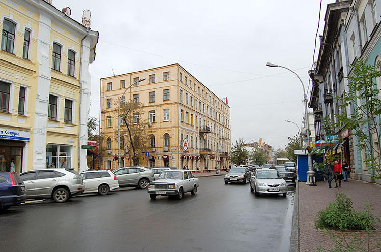 Где-то в центре Иркутска