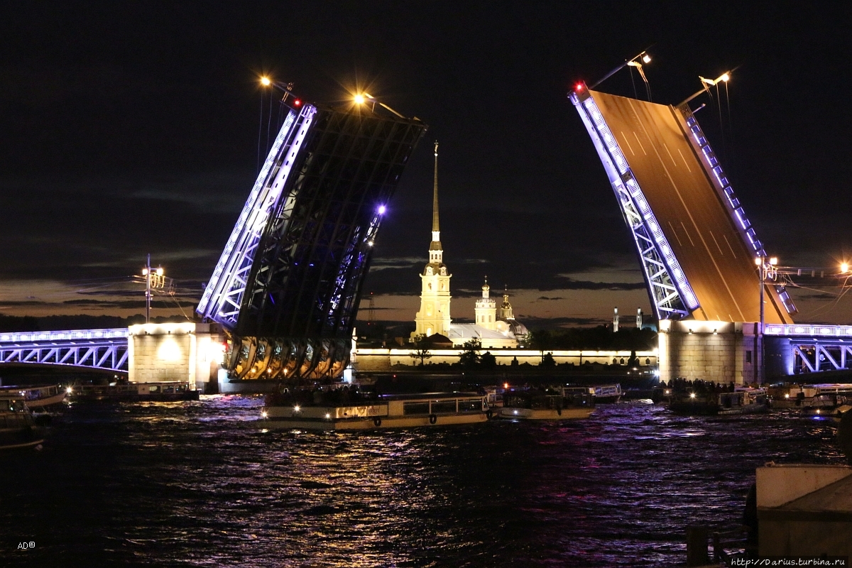 Санкт-Петербург 2017 — Развод мостов Санкт-Петербург, Россия