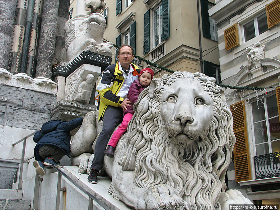 Кто этих львов только не седлал Генуя, Италия