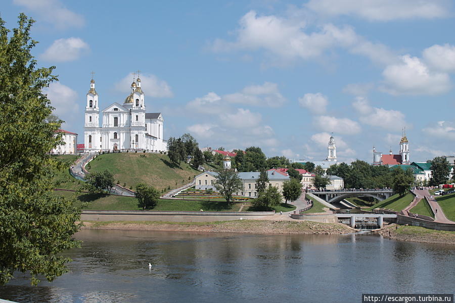 После реставрации церквей город преобразился кардинально. Витебск, Беларусь