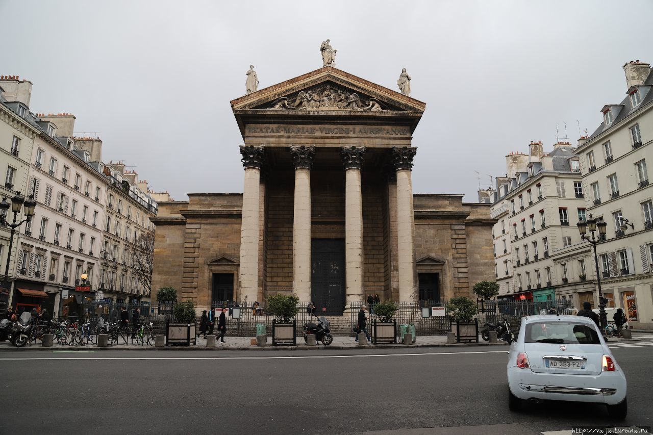 Церковь Ноттер-Дам-де-Лорет Париж, Франция