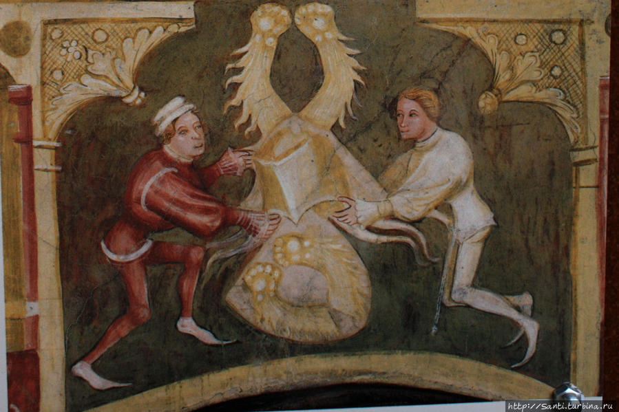 Щедрые меценаты настенной живописи – тирольские бюргеры братья Винтлер. Бользано, Италия