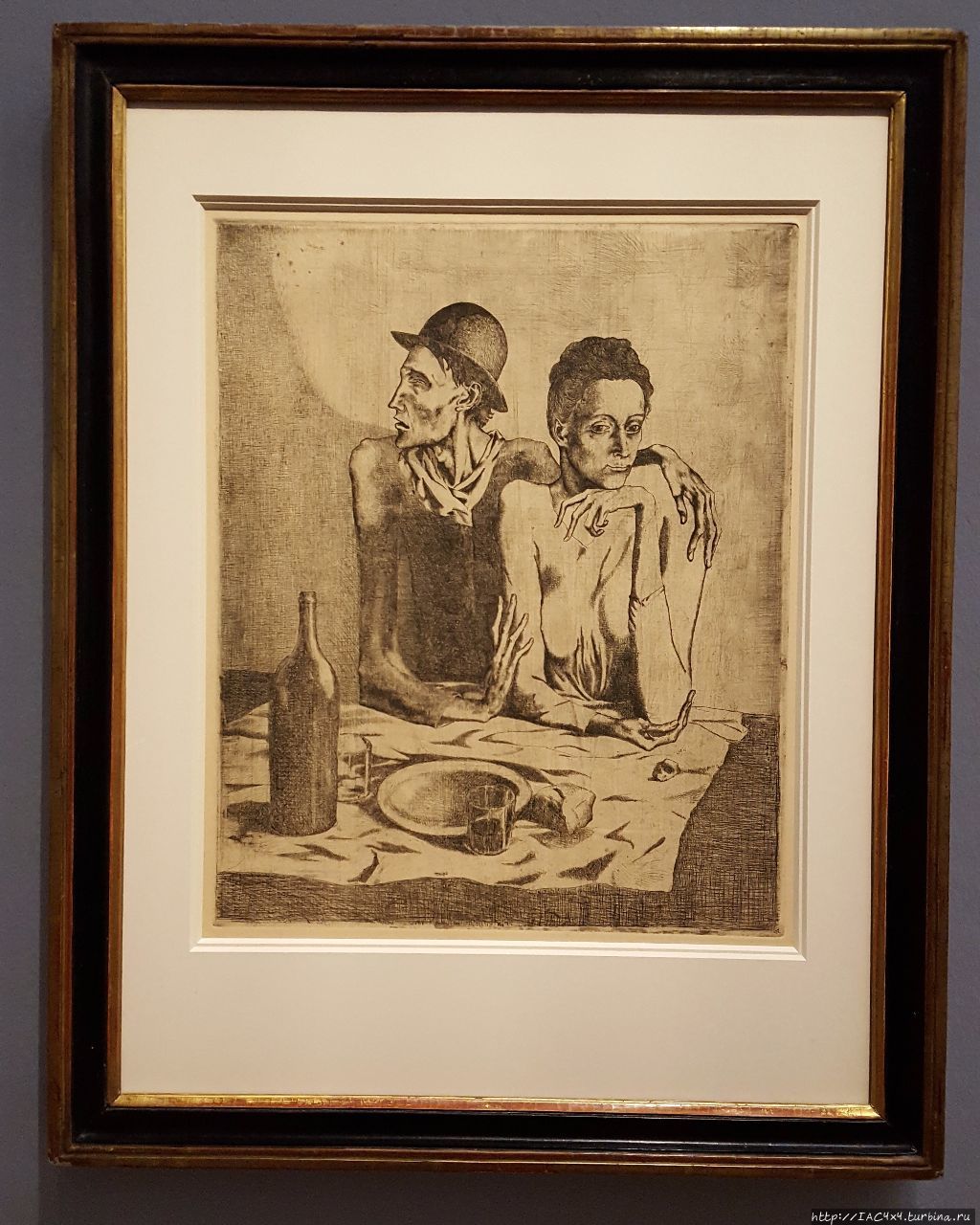 Пабло Пикассо, Скудная трапеза (1904) Вена, Австрия