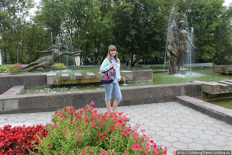 Фонтан Слияние трёх рек Витебск, Беларусь