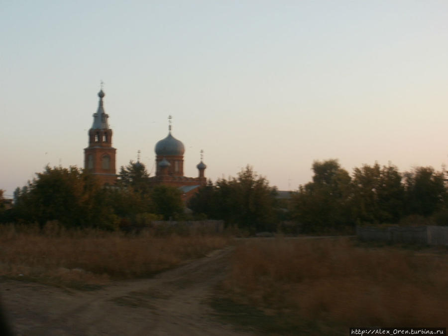Церковь в казачьей станице Краснохолм Оренбург, Россия