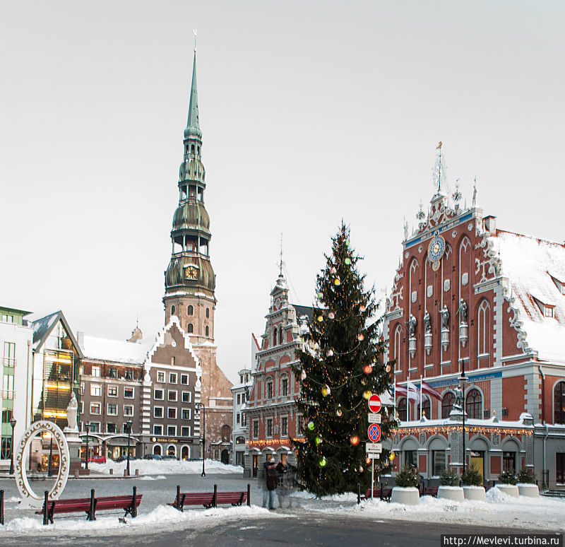 Рига под рождество Рига, Латвия