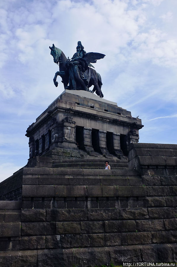 Памятник Вильгельму 1 Кобленц, Германия