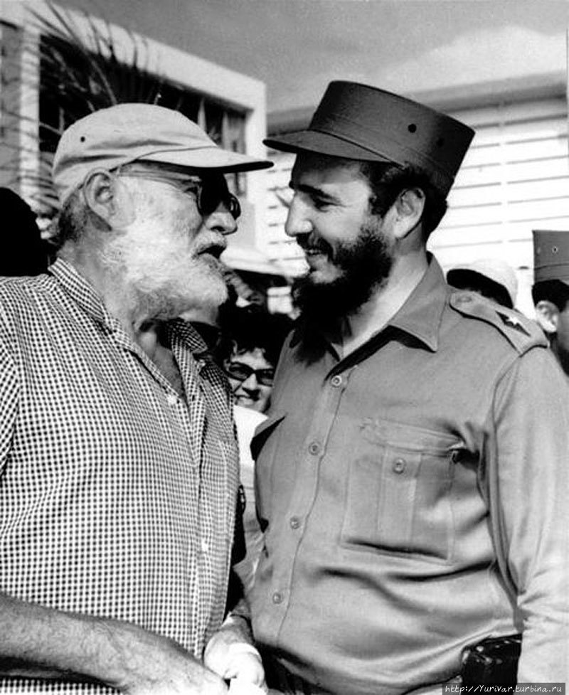 Первая и последняя встреча Хемингуэя и Фиделя Кастро Гавана, Куба