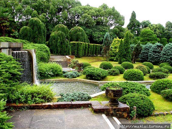 Затонувший сад. Из нтернета Киото, Япония