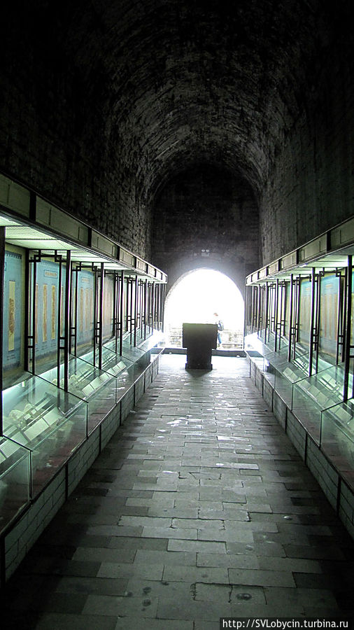 Музей кирпичей в одном из казематов крепости Нанкин, Китай