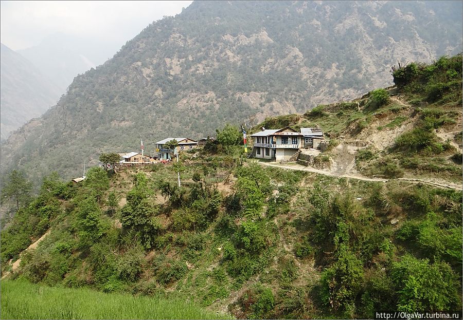 Селение Туло Сябру Лангтанг, Непал
