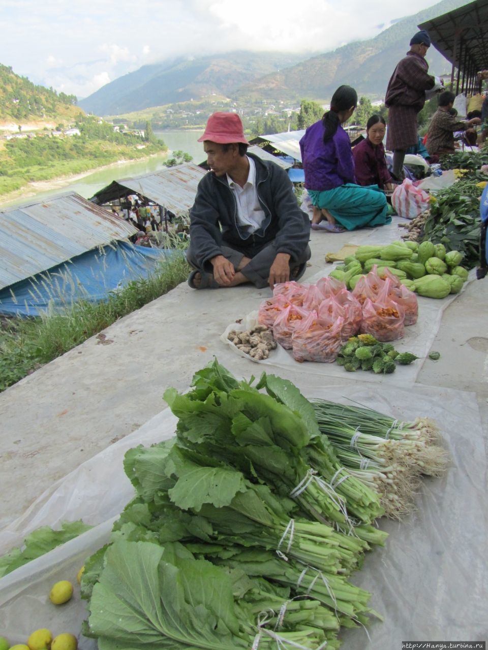 Восрексный рынок в Вангди Вангди-Пходранг, Бутан