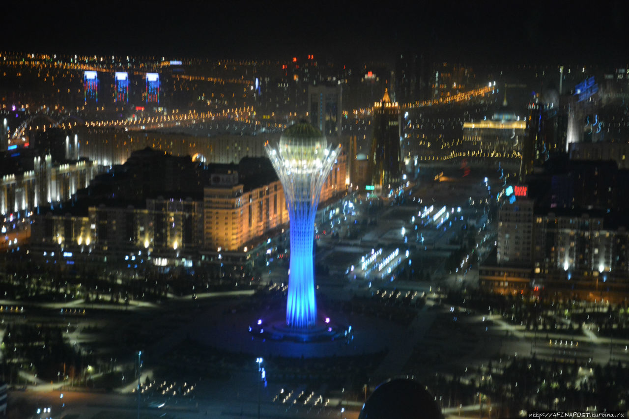 Нурсултан Астана ночной