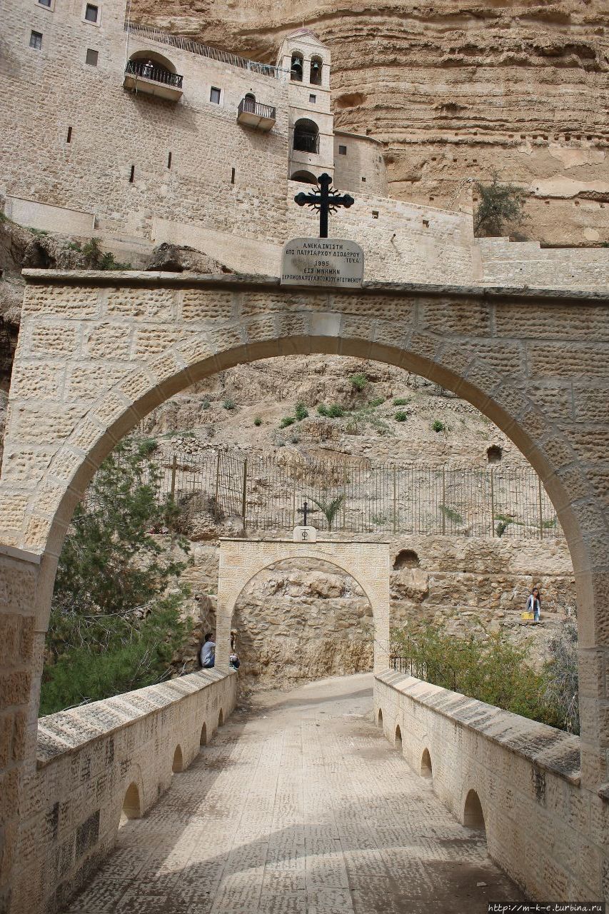 Монастырь Святого Георгия в ущелье Вади Кельт Иерихон, Палестина