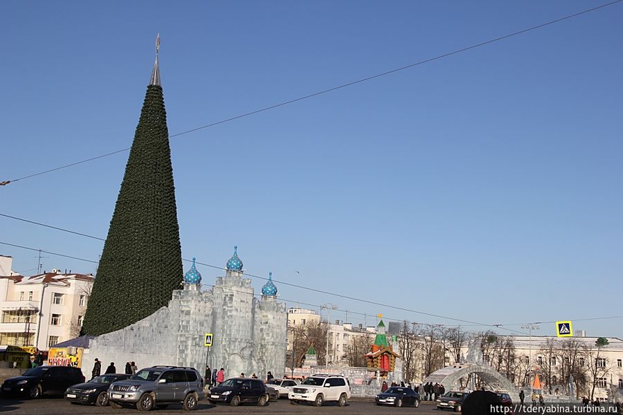 Ледяной городок 2012 года Екатеринбург, Россия