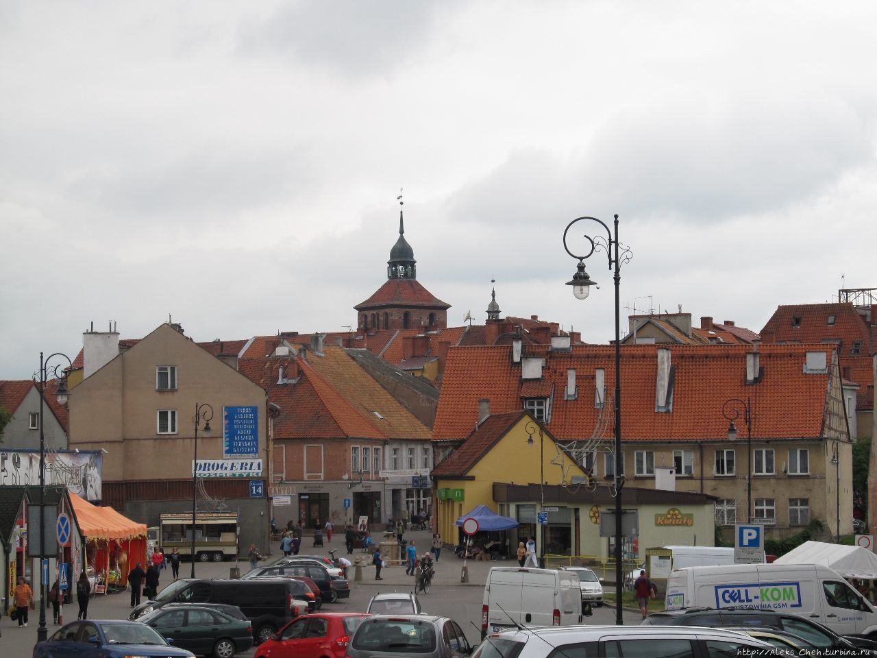 Вид на город Бартошице, Польша