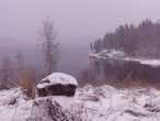 Зима пришла в карелию, декабрь разгулялся...Снегопад и безумная радость при виде этого пейзажа