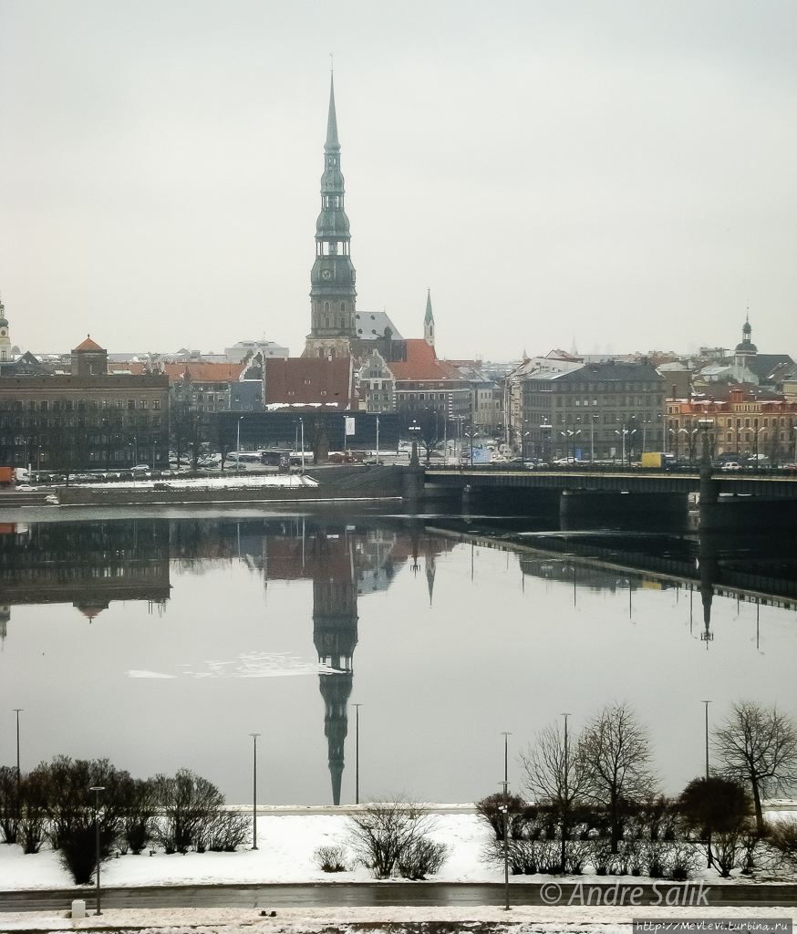 Рига в январе Рига, Латвия