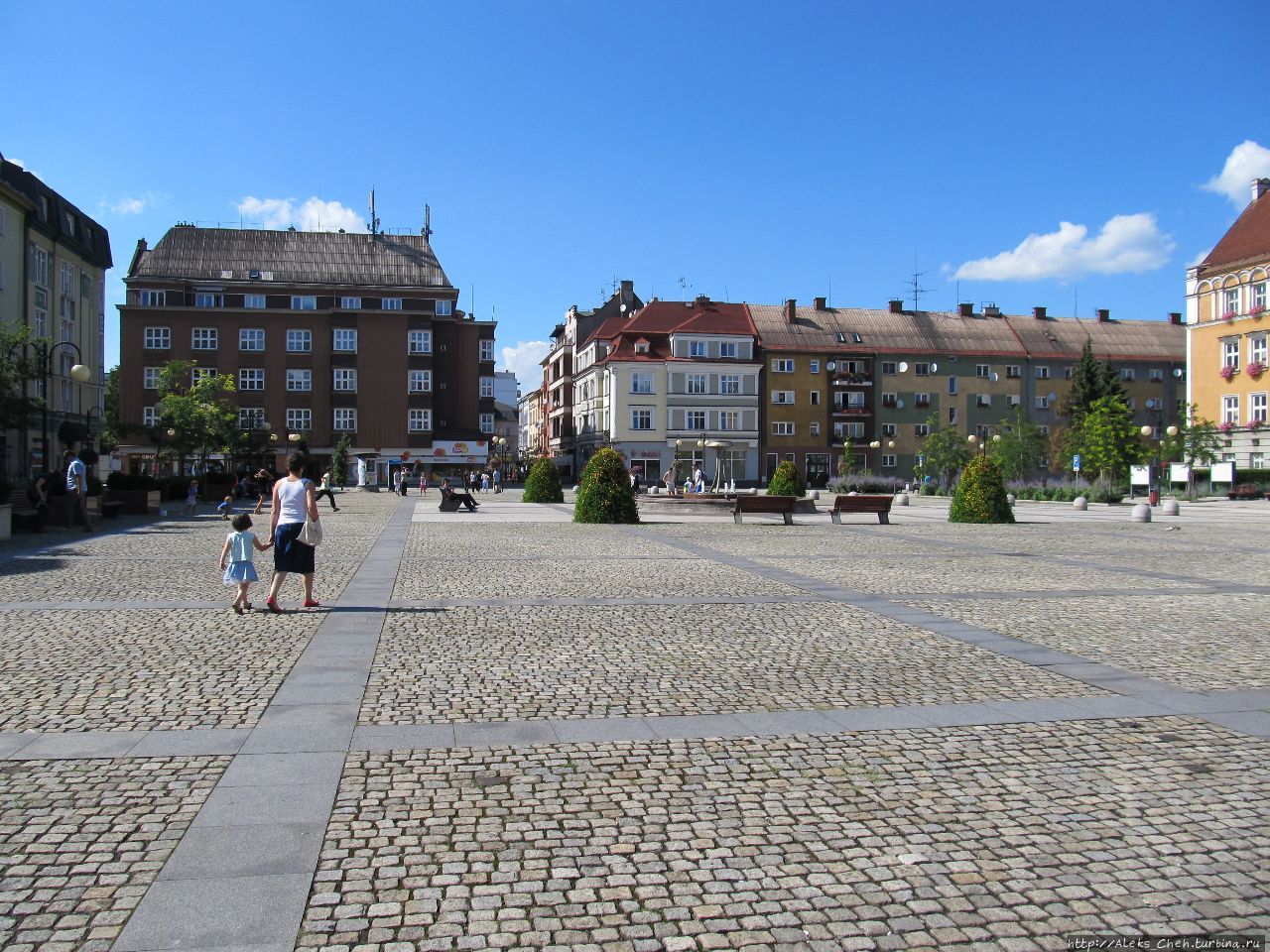 Рыночная площадь Цешин, Польша