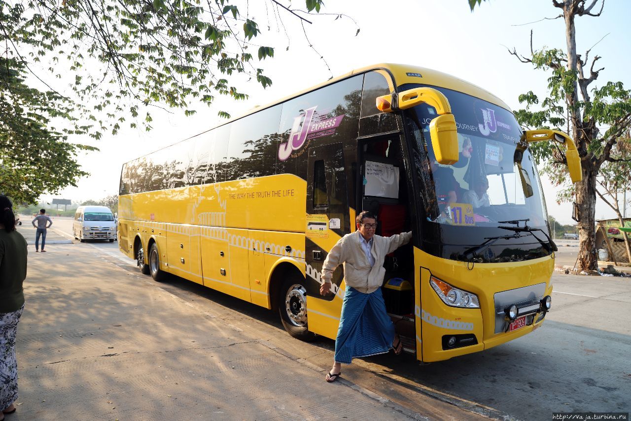 Автобус Янгон-Мандалай Янгон, Мьянма