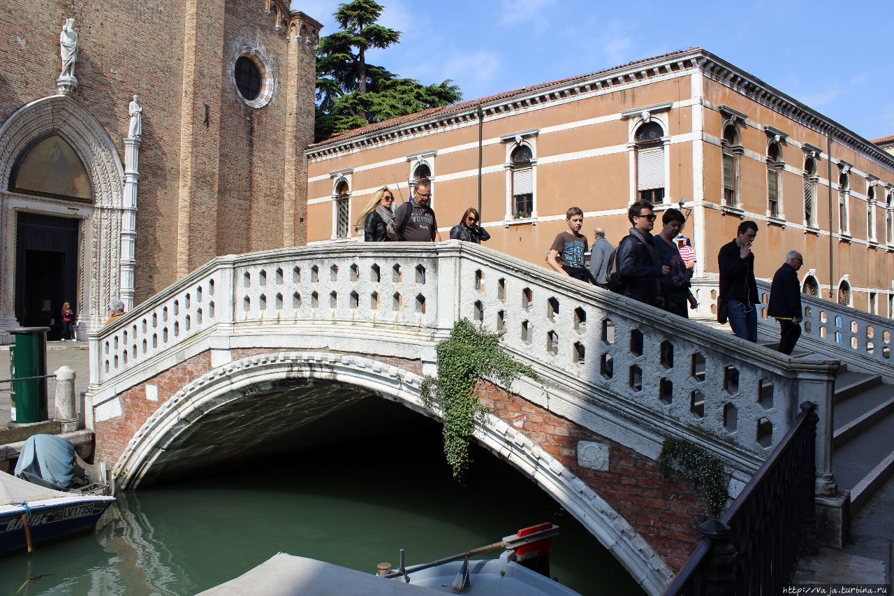 Мост построенный орденом францисканцев в 1428 году Венеция, Италия