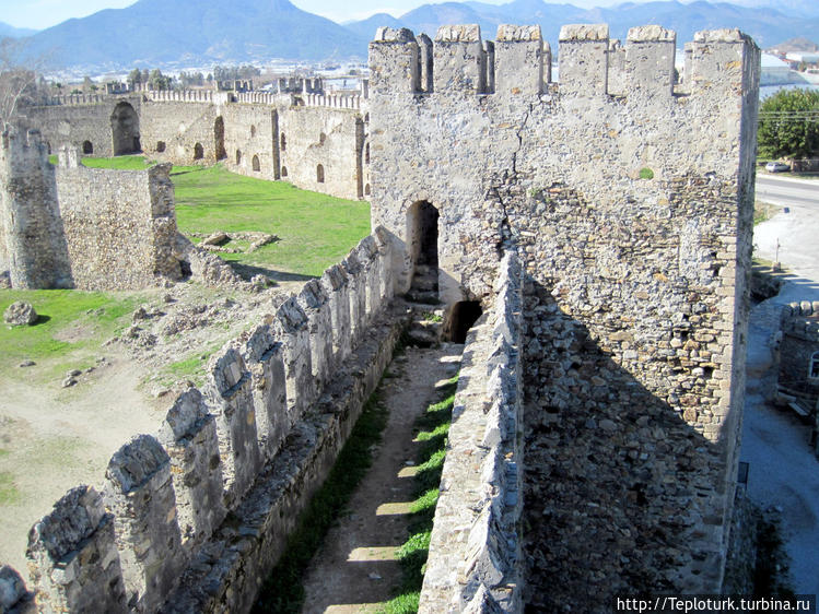 Верхняя площадка стены.