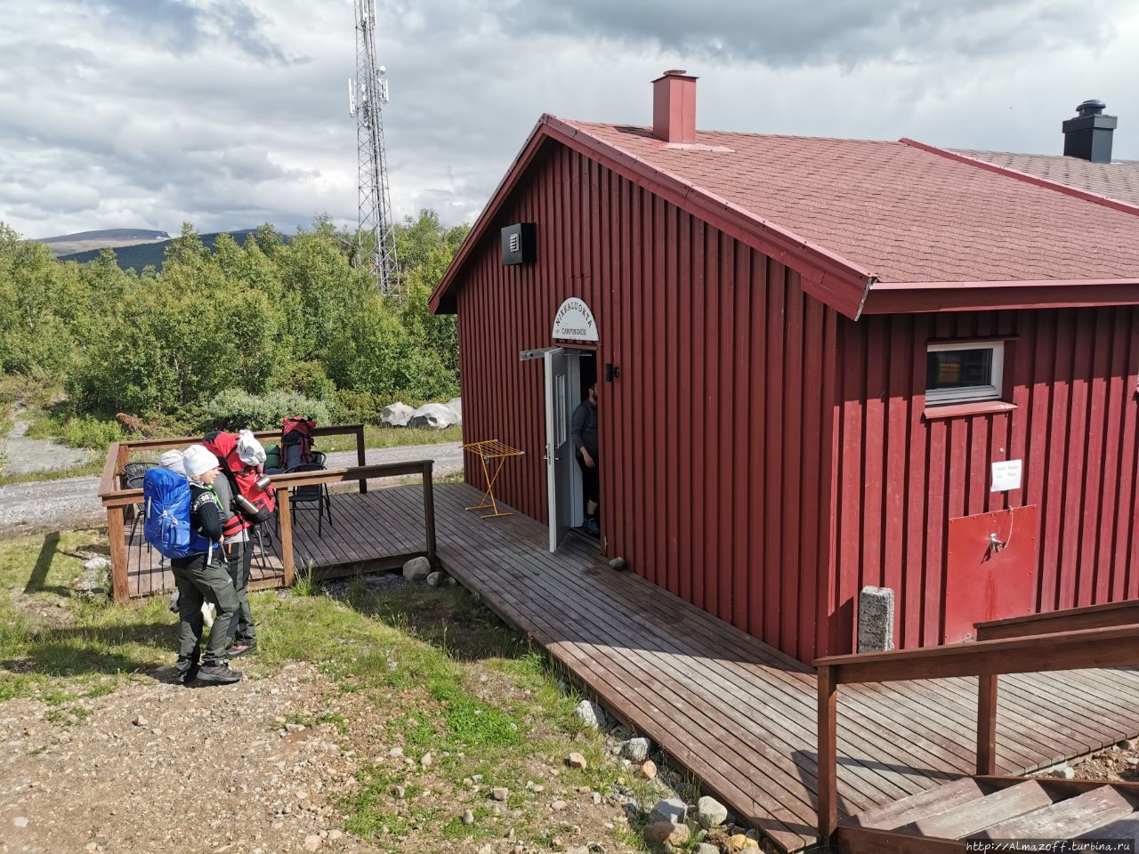Ещё одна саамская деревня, но уже в Швеции, туристическая. Никкалуокта, Швеция