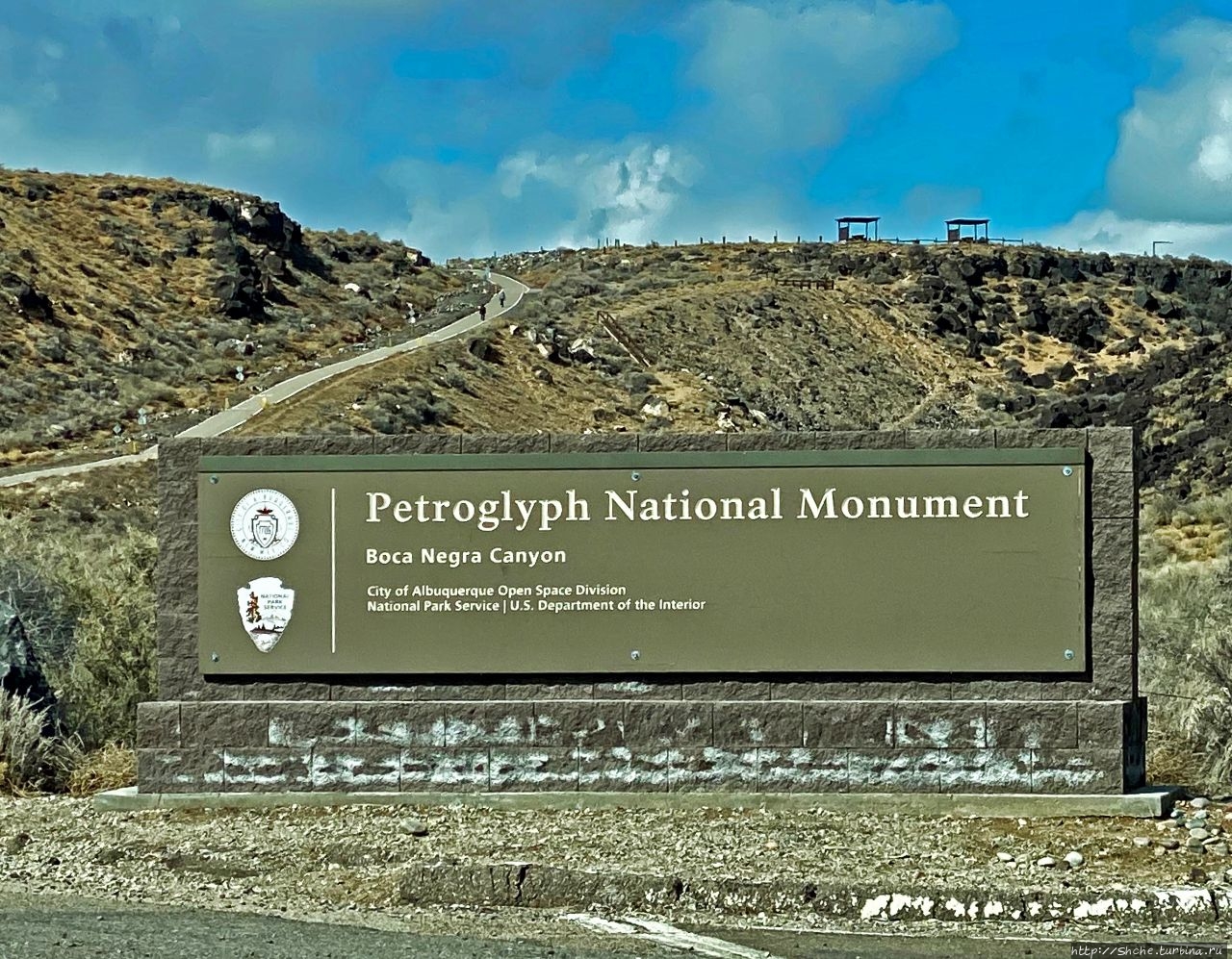 Каньон Бока Негро (тропа Мако) Петроглиф Национальный Монумент, CША