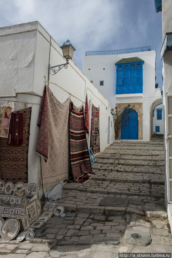 Есть город голубой под небом голубым... Сиди-Бу-Саид, Тунис