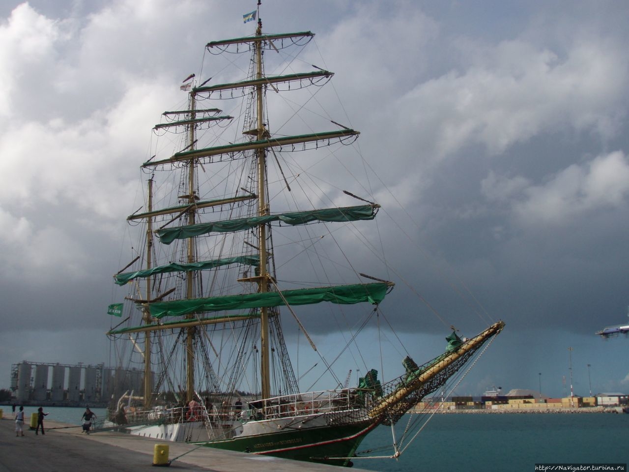 Встреча и экскурсия по судну, барку — ALEKSANDR VON HUMBOLDT Лукайя, Багамские острова