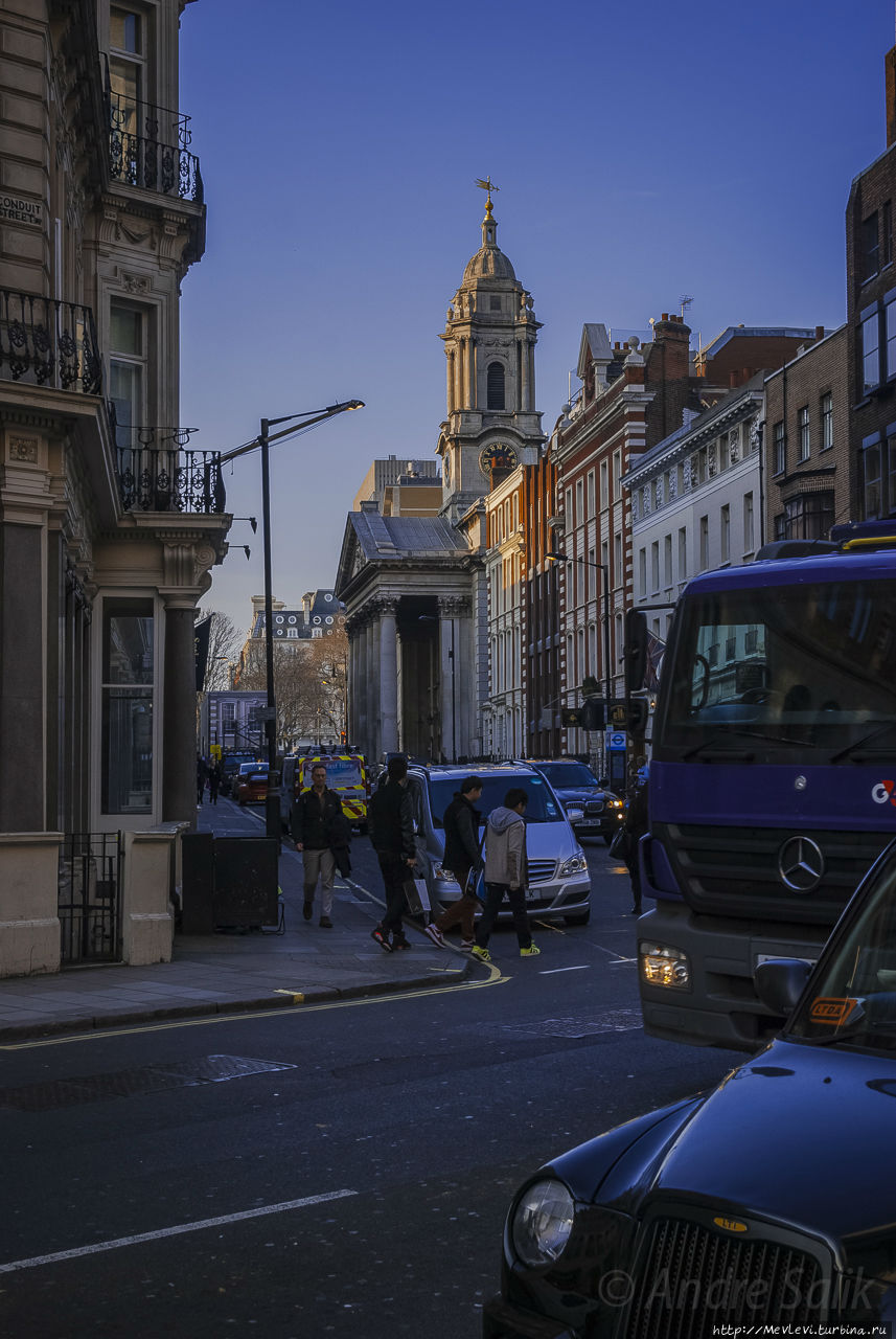 В центре Лондона Лондон, Великобритания