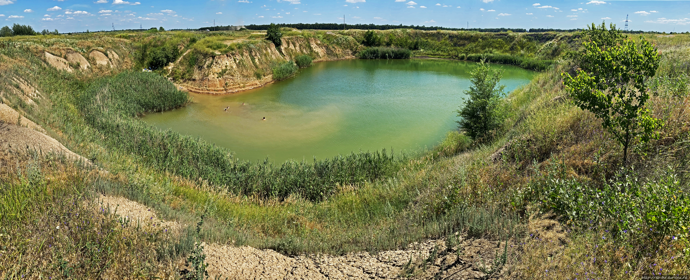 Соленое озеро Антоновка, Украина