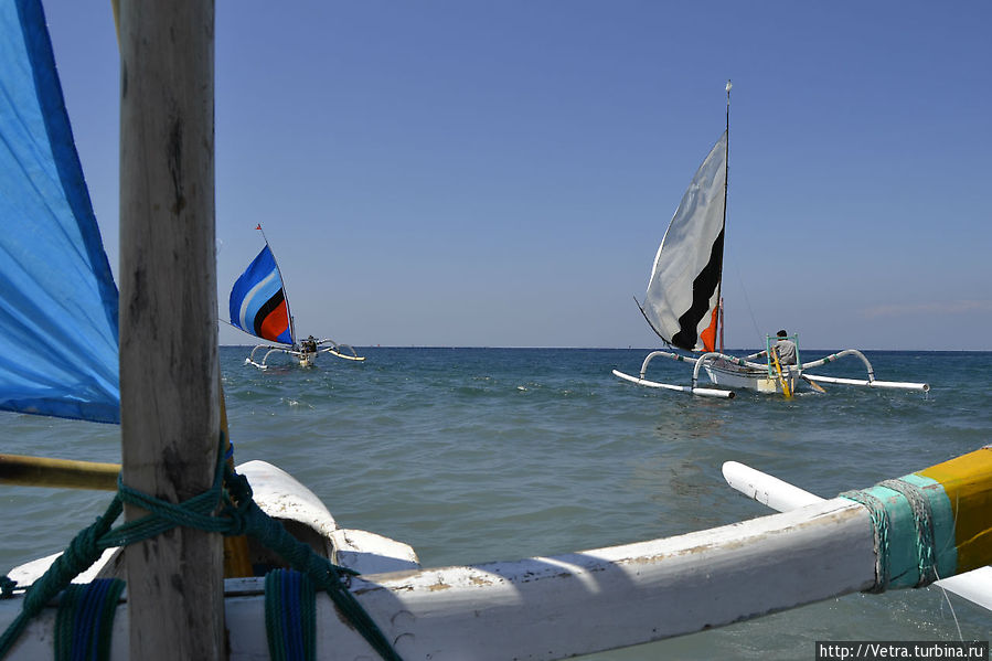 однажды днём мы с Н. договорились с рыбаками выйти в море на лодке под парусом. предстояло 4 часа наблюдать как ловят рыбу местные рыбаки. Индонезия