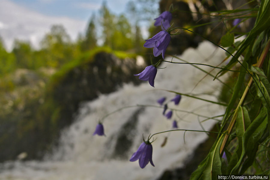 Никельский водопад Никель, Россия