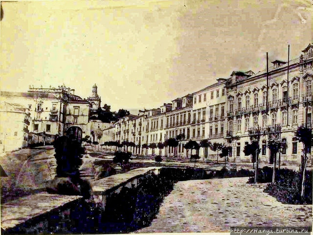 1858 г. Дворец Графов Barbacena. Из интернета Лиссабон, Португалия