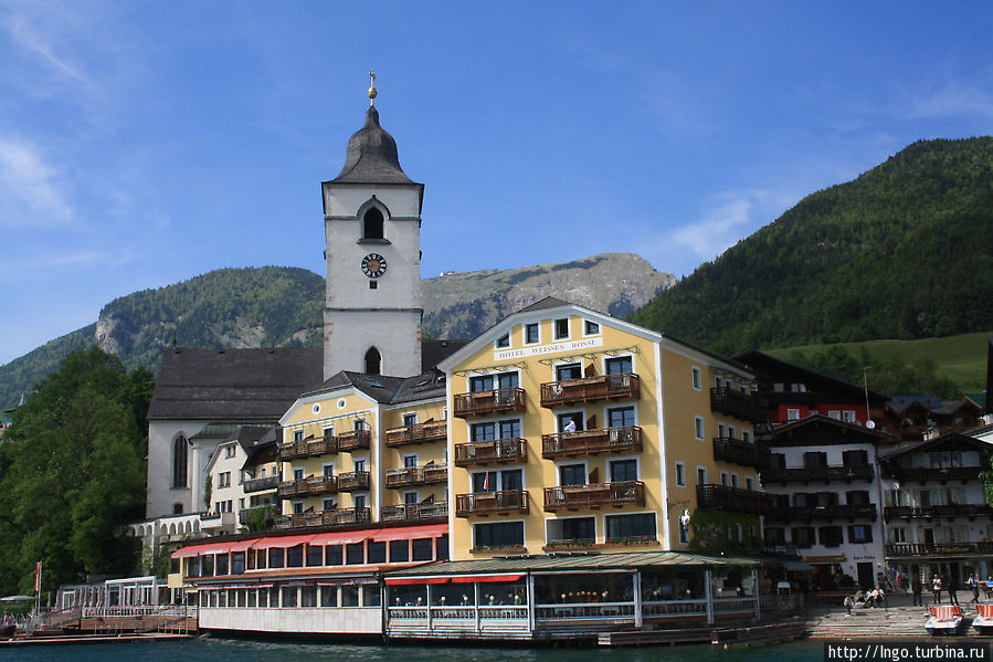 St. Wolfgang mit Hotel Weisses Rössl Австрия