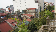 Вид из окна моего номера в отеле Ханоя