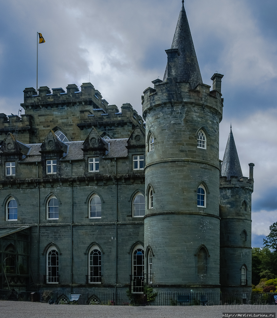 Замок Инверари ,Inveraray Castle,Великобритания Инверарей, Великобритания