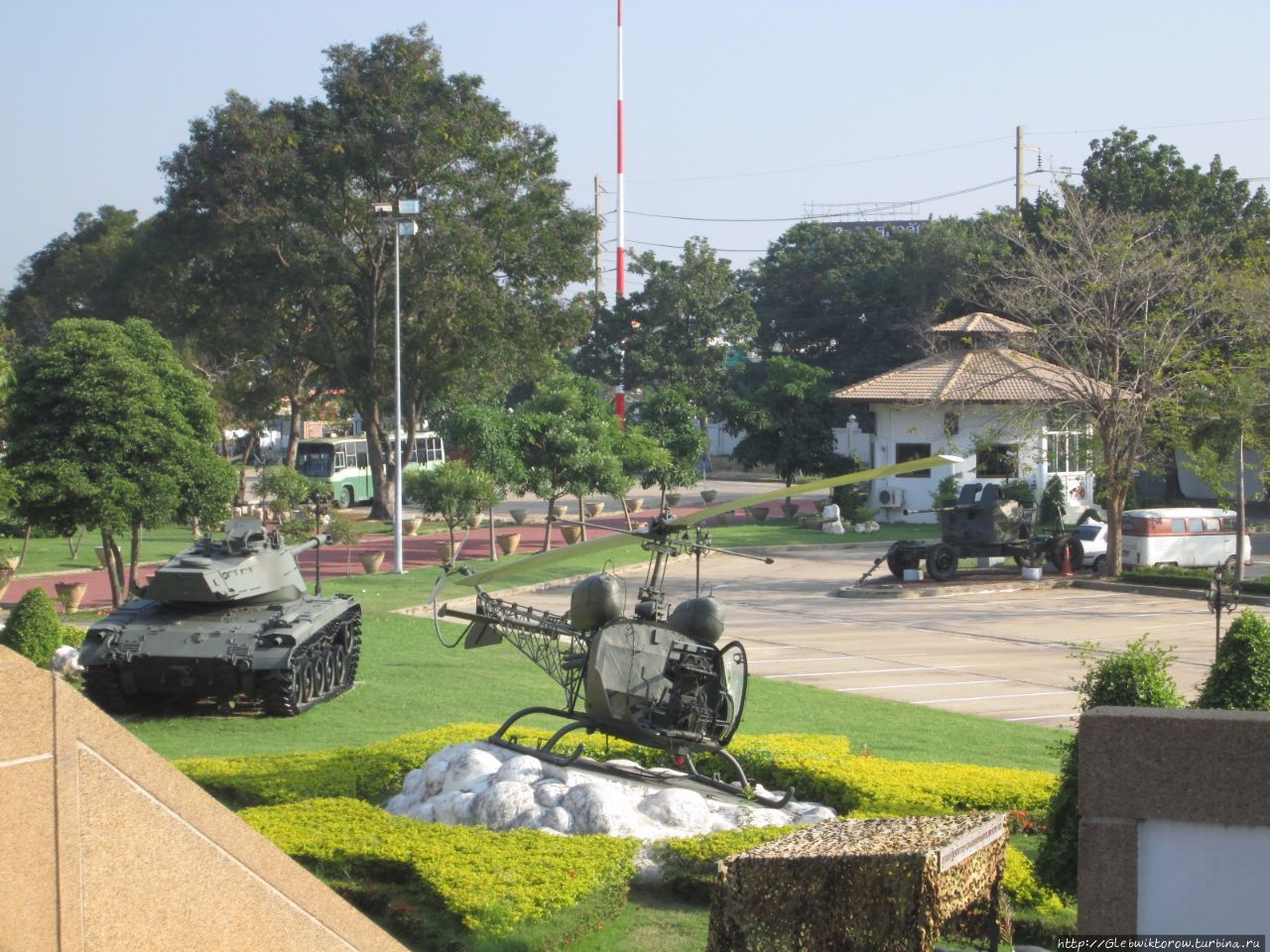 Посещение национального мемориала Бангкок, Таиланд