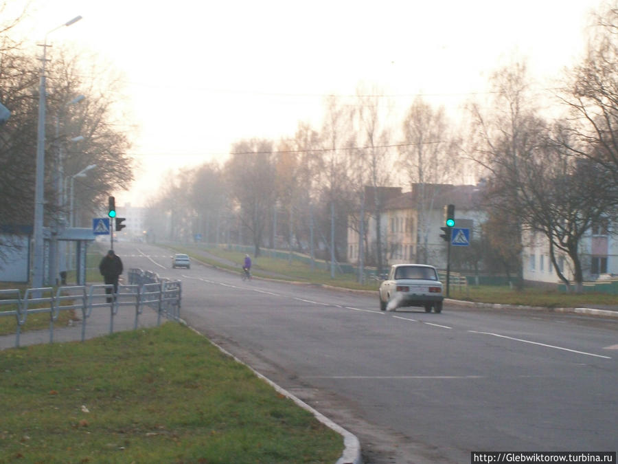 Прогулка по утреннему Шклову в конце осени Шклов, Беларусь