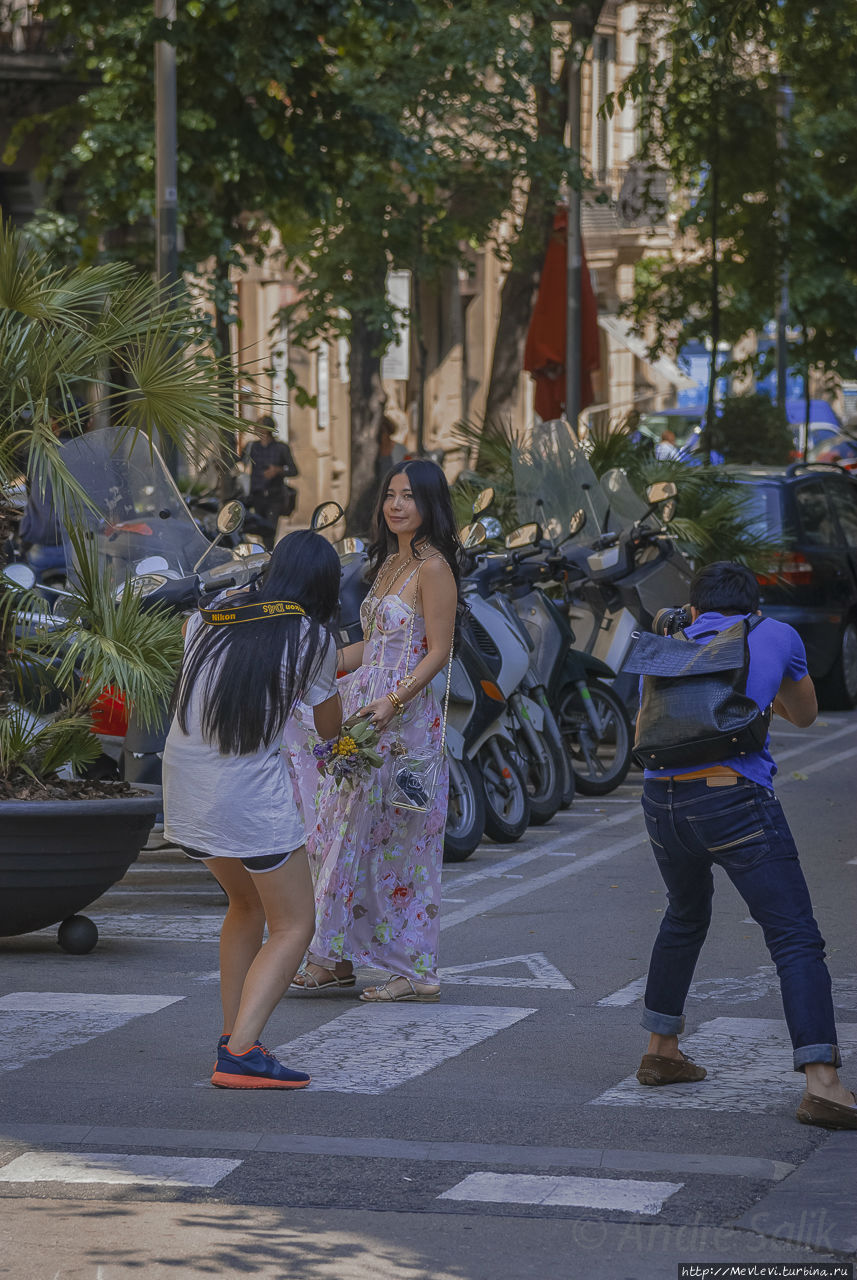 Интересный район в Барселоне Барселона, Испания