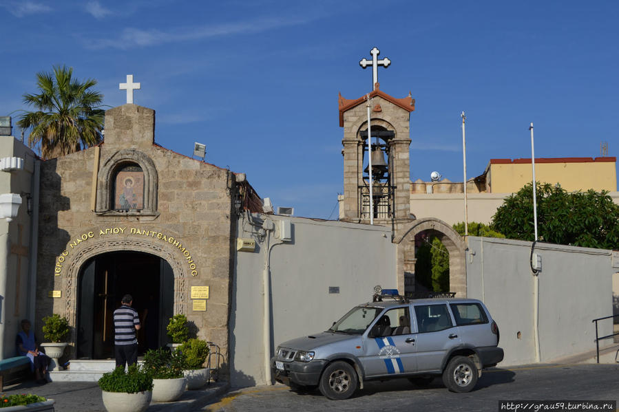 Церковь святого Пантелеймона Родос, остров Родос, Греция